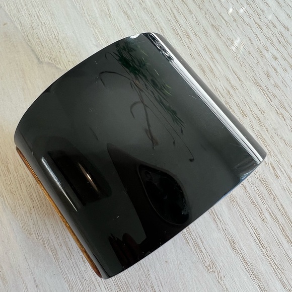 Authentic Chanel black resin cuff - Picture 3 of 5